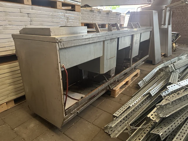 Horeca rvs frituurwand - afbeelding 1 van  5