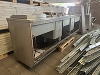 Horeca rvs frituurwand - afbeelding 1 van  5
