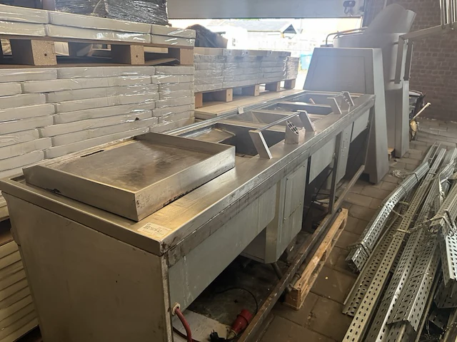 Horeca rvs frituurwand - afbeelding 2 van  5