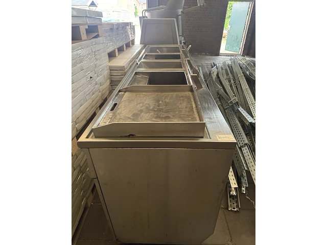 Horeca rvs frituurwand - afbeelding 3 van  5