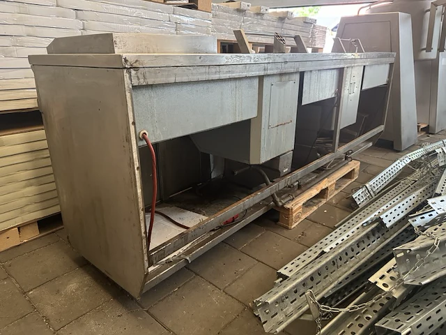 Horeca rvs frituurwand - afbeelding 4 van  5