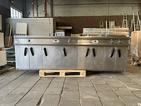 Horeca rvs frituurwand - afbeelding 2 van  9