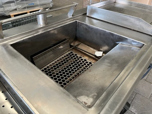 Horeca rvs frituurwand - afbeelding 4 van  9