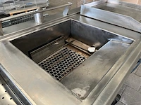 Horeca rvs frituurwand - afbeelding 4 van  9