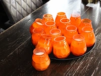 Horeca twilight glasses bolsius oranje. 15 stuks. - afbeelding 1 van  2