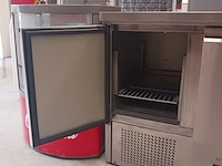 Horeca werkbank, 2x koeling en flessenkoeler, grijs / chroom - afbeelding 5 van  35