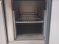 Horeca werkbank, 2x koeling en flessenkoeler, grijs / chroom - afbeelding 8 van  35
