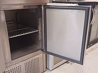 Horeca werkbank, 2x koeling en flessenkoeler, grijs / chroom - afbeelding 9 van  35