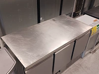 Horeca werkbank, 2x koeling en flessenkoeler, grijs / chroom - afbeelding 13 van  35
