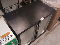 Horeca werkbank, 2x koeling en flessenkoeler, grijs / chroom - afbeelding 27 van  35