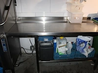 Horecawasmachine rhima wd7 met aan- en afvoertafel met spoelbak, mengkraan en diverse manden. afmetingen to... - afbeelding 5 van  5