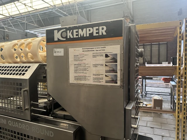 Horece deeg vormmachine kemper, mini quadro round - afbeelding 12 van  13