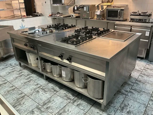 Horequip rvs kookeiland - afbeelding 2 van  15