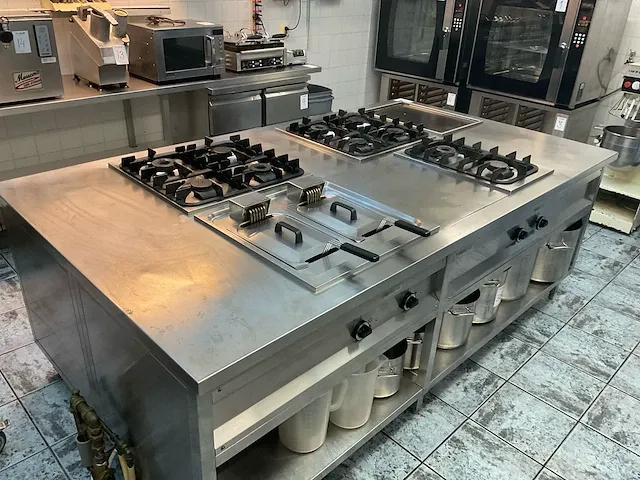 Horequip rvs kookeiland - afbeelding 3 van  15