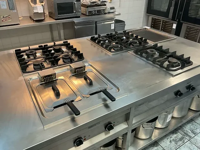 Horequip rvs kookeiland - afbeelding 4 van  15