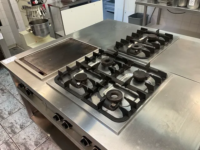 Horequip rvs kookeiland - afbeelding 7 van  15