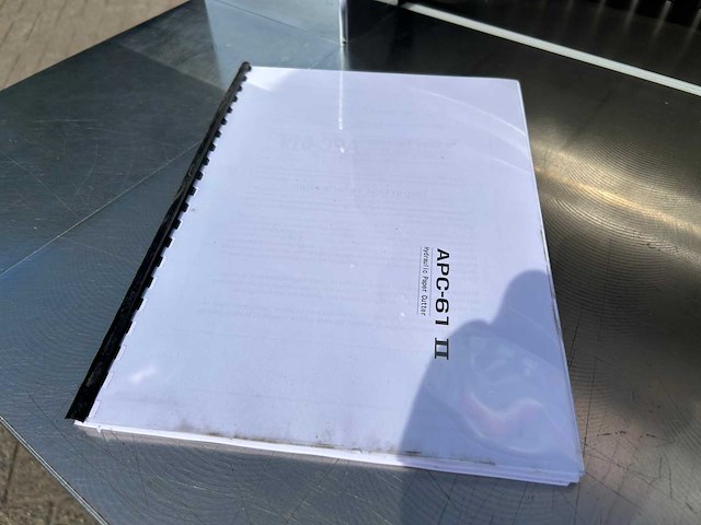 Horizon apc-t61 papiersnijmachine - afbeelding 6 van  11