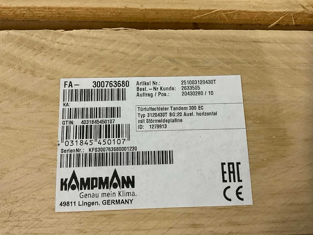 Horizon kampmann luchtgordijn tandem 300 - afbeelding 5 van  5