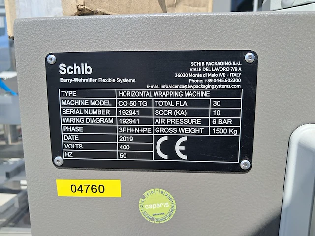Horizontale flowpackmachine, schib, horizontal wrapping machine | co 50 tg, 2019 - afbeelding 31 van  44