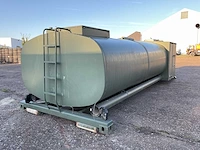 Horizontale opslagtank met haakarm systeem - afbeelding 6 van  11