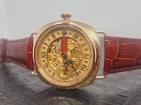 Horloge - antiek rolex uurwerk - volledig geserviced - afbeelding 4 van  10