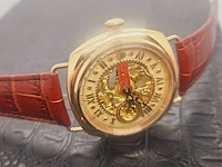 Horloge - antiek rolex uurwerk - volledig geserviced - afbeelding 5 van  10