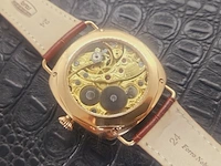 Horloge - antiek rolex uurwerk - volledig geserviced - afbeelding 9 van  10