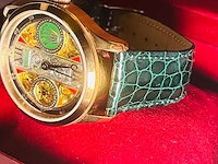 Horloge - antiek rolex uurwerk - volledig geserviced - afbeelding 3 van  5