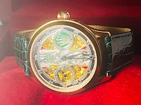 Horloge - antiek rolex uurwerk - volledig geserviced - afbeelding 5 van  5