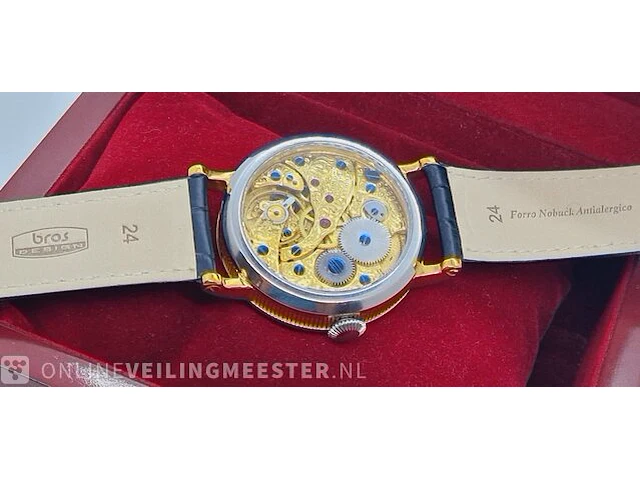 Horloge - antiek rolex uurwerk (1939) - volledig geserviced - afbeelding 9 van  11