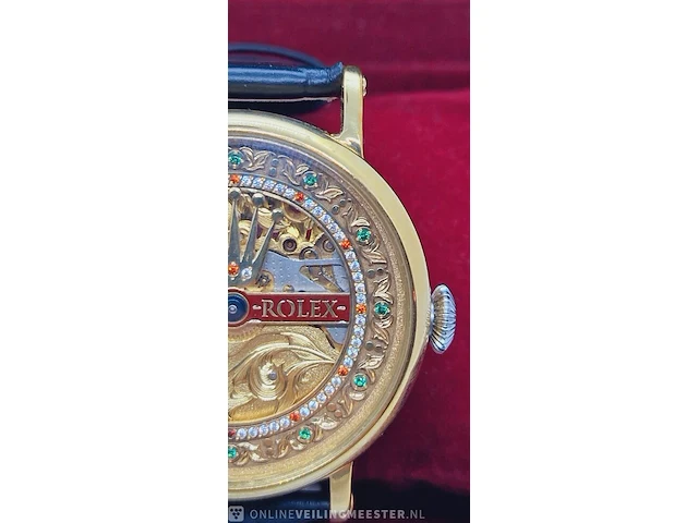 Horloge - antiek rolex uurwerk (1939) - volledig geserviced - afbeelding 11 van  11