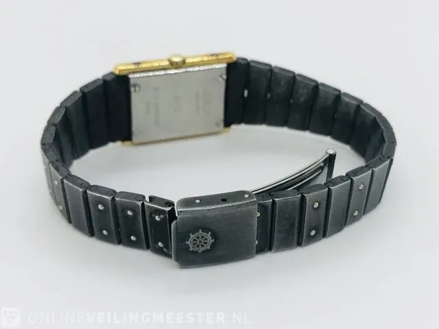 Horloge - baume & mercier leroy - zwitsers tank horloge - afbeelding 5 van  6