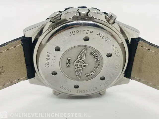 Horloge - breitling jupiter pilot chronograph - afbeelding 5 van  9