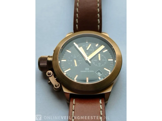 Horloge - danish design chronograaf - duikhorloge - afbeelding 5 van  7