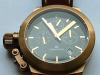 Horloge - danish design chronograaf - duikhorloge - afbeelding 5 van  7