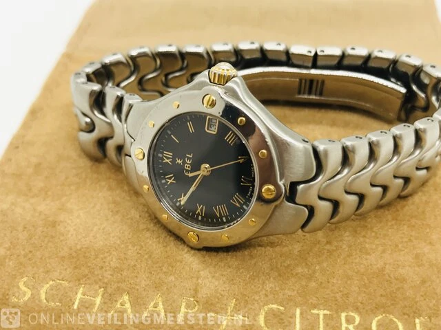 Horloge - ebel sportwave 18kt goud - afbeelding 1 van  8