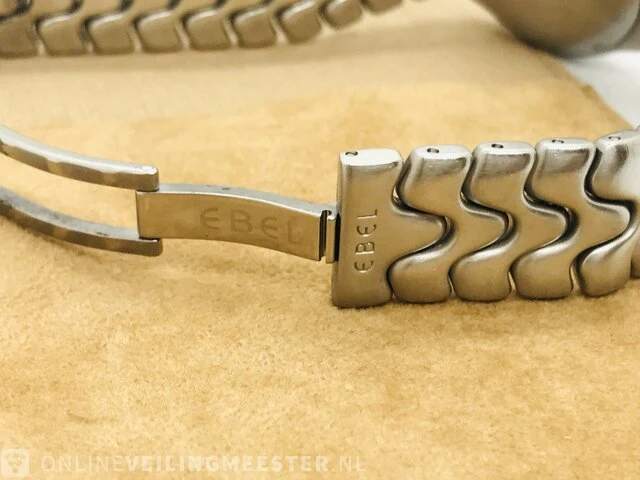 Horloge - ebel sportwave 18kt goud - afbeelding 8 van  8