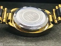 Horloge - elsen 23kt goud - met steentjes - afbeelding 7 van  7
