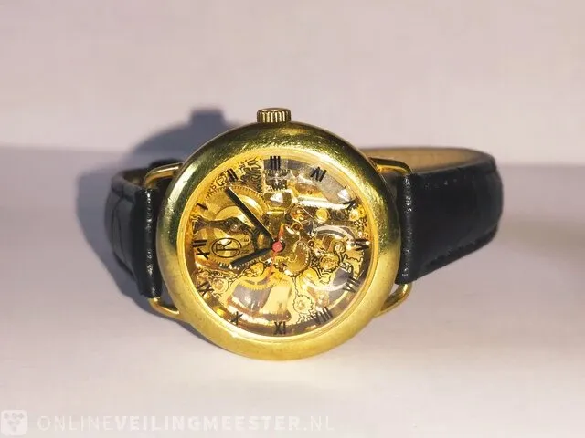 Horloge - julien le roy - skeleton - mechanisch horloge - afbeelding 2 van  6