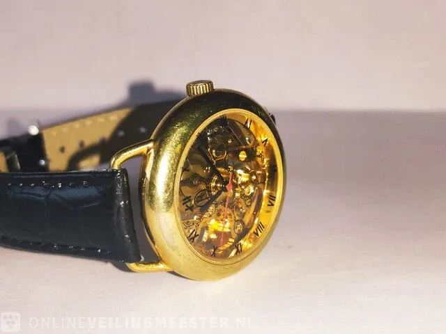 Horloge - julien le roy - skeleton - mechanisch horloge - afbeelding 5 van  6