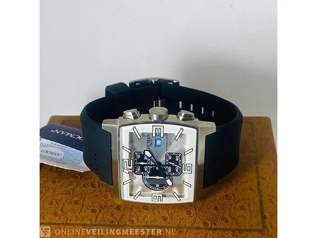 Horloge - locman italy - stealth v chronograph - titanium - afbeelding 6 van  9