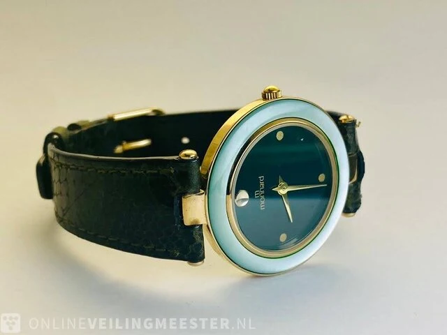 Horloge - monnard - dresswatch met opale bezel - afbeelding 2 van  7