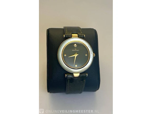 Horloge - monnard - dresswatch met opale bezel - afbeelding 7 van  7