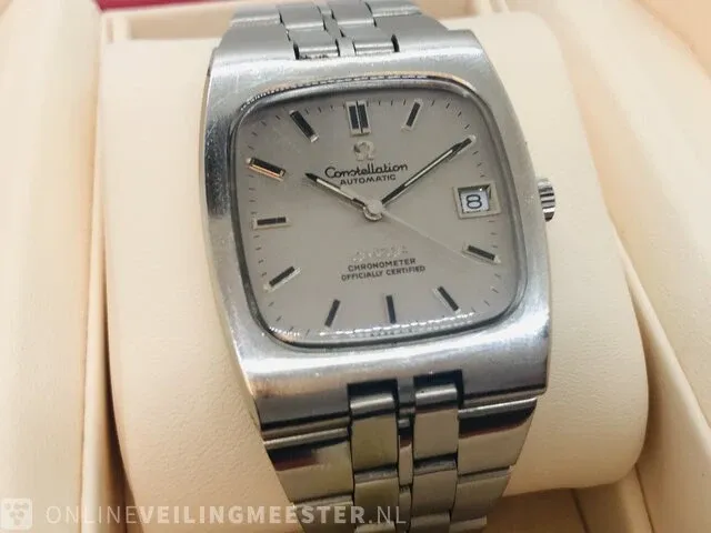 Horloge - omega constellation automatic chronometer - afbeelding 6 van  12
