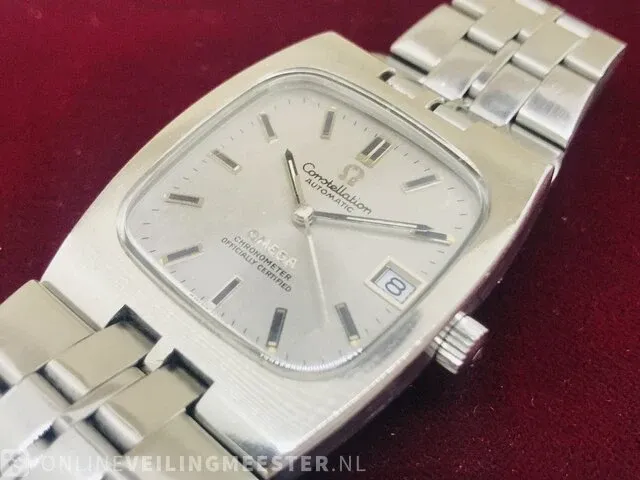 Horloge - omega constellation automatic chronometer - afbeelding 10 van  12