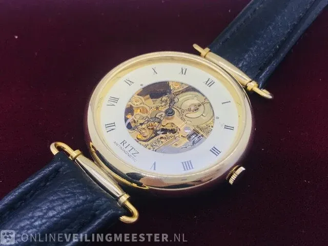 Horloge - ritz antimagnetic skeleton - mechanisch - afbeelding 1 van  6