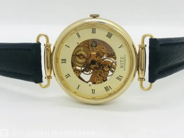Horloge - ritz antimagnetic skeleton - mechanisch - afbeelding 2 van  6