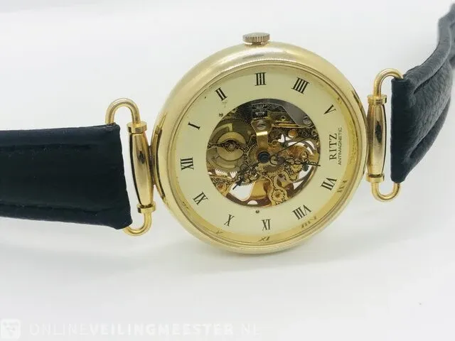 Horloge - ritz antimagnetic skeleton - mechanisch - afbeelding 3 van  6