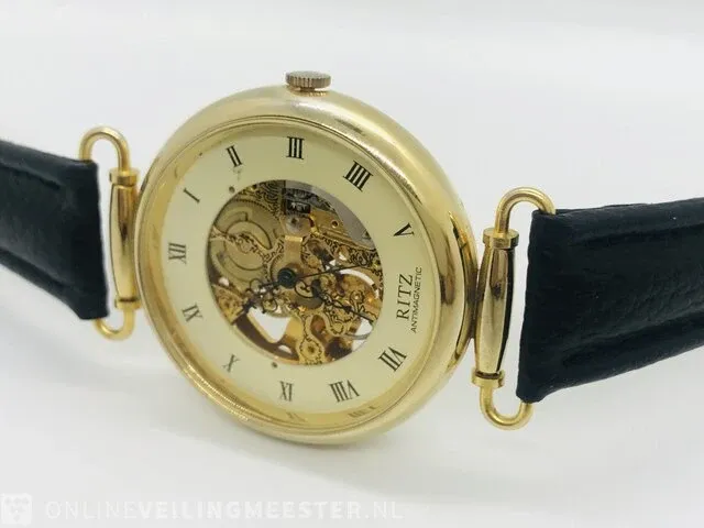 Horloge - ritz antimagnetic skeleton - mechanisch - afbeelding 5 van  6