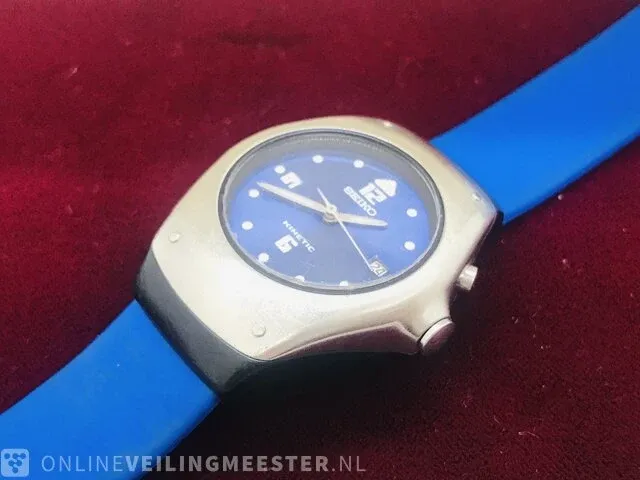 Horloge - seiko arctura kinetic - japans autoquartz horloge - afbeelding 1 van  7